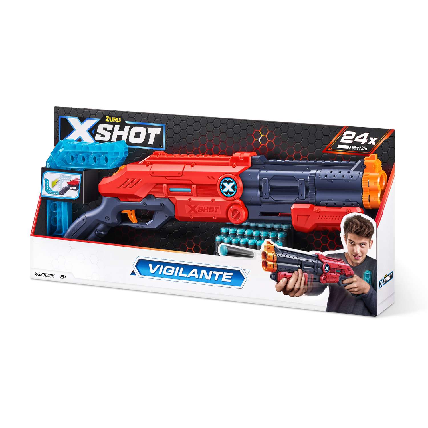 Набор для стрельбы X-SHOT  Виджиланте 36437-2022 - фото 19