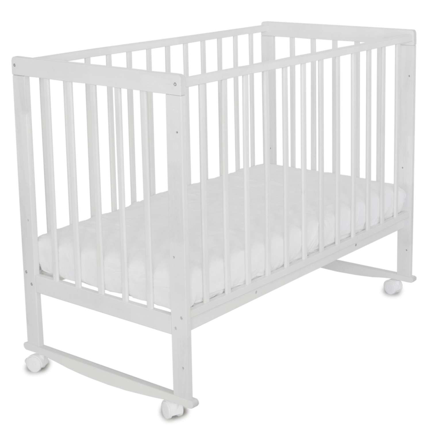 кровать детская babyton береза белая