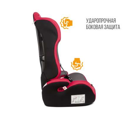 Автомобильное кресло ZLATEK УУД Zlatek ZL513 Basic гр.I/II/III красный