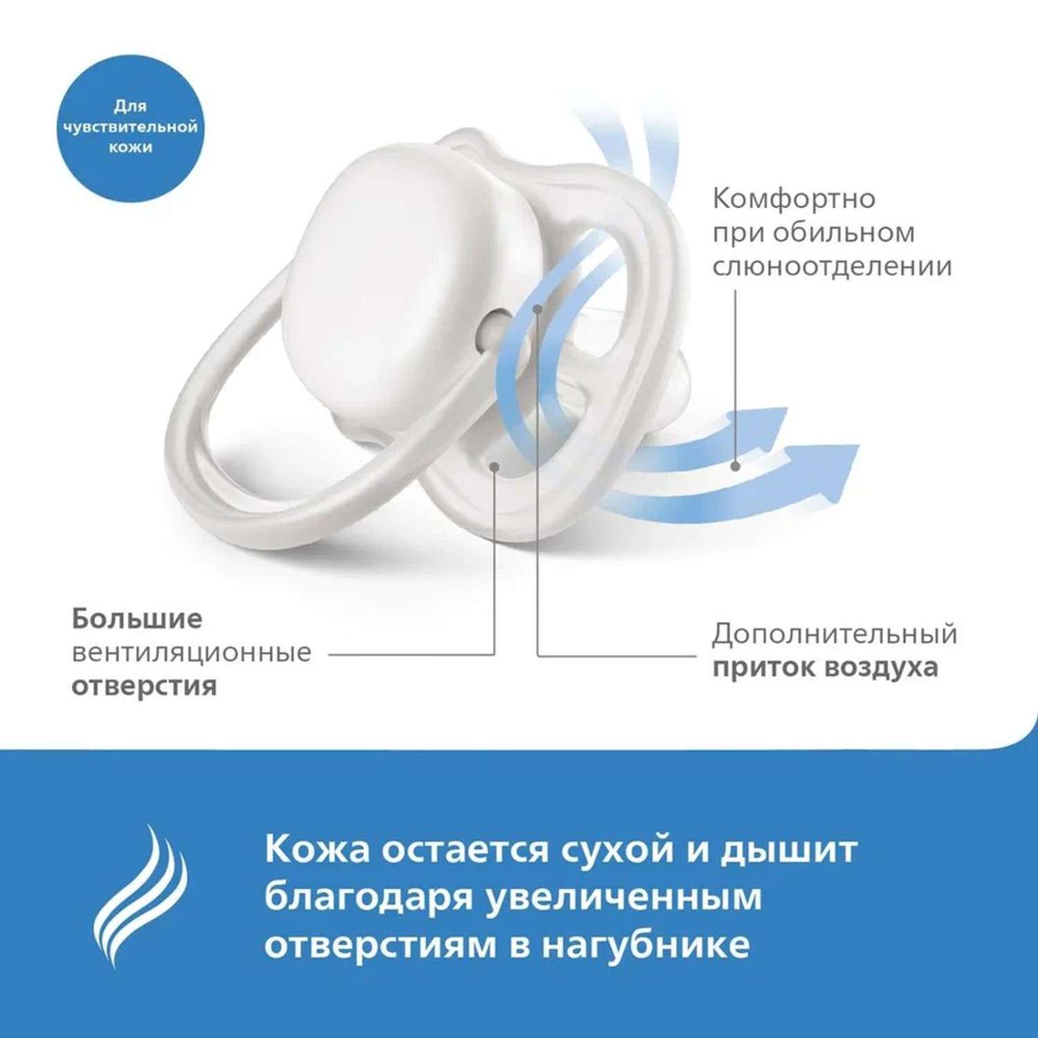 Пустышка Philips Avent Ultra Air Лимон-Апельсин 6-18месяцев 2шт SCF080/18 - фото 6