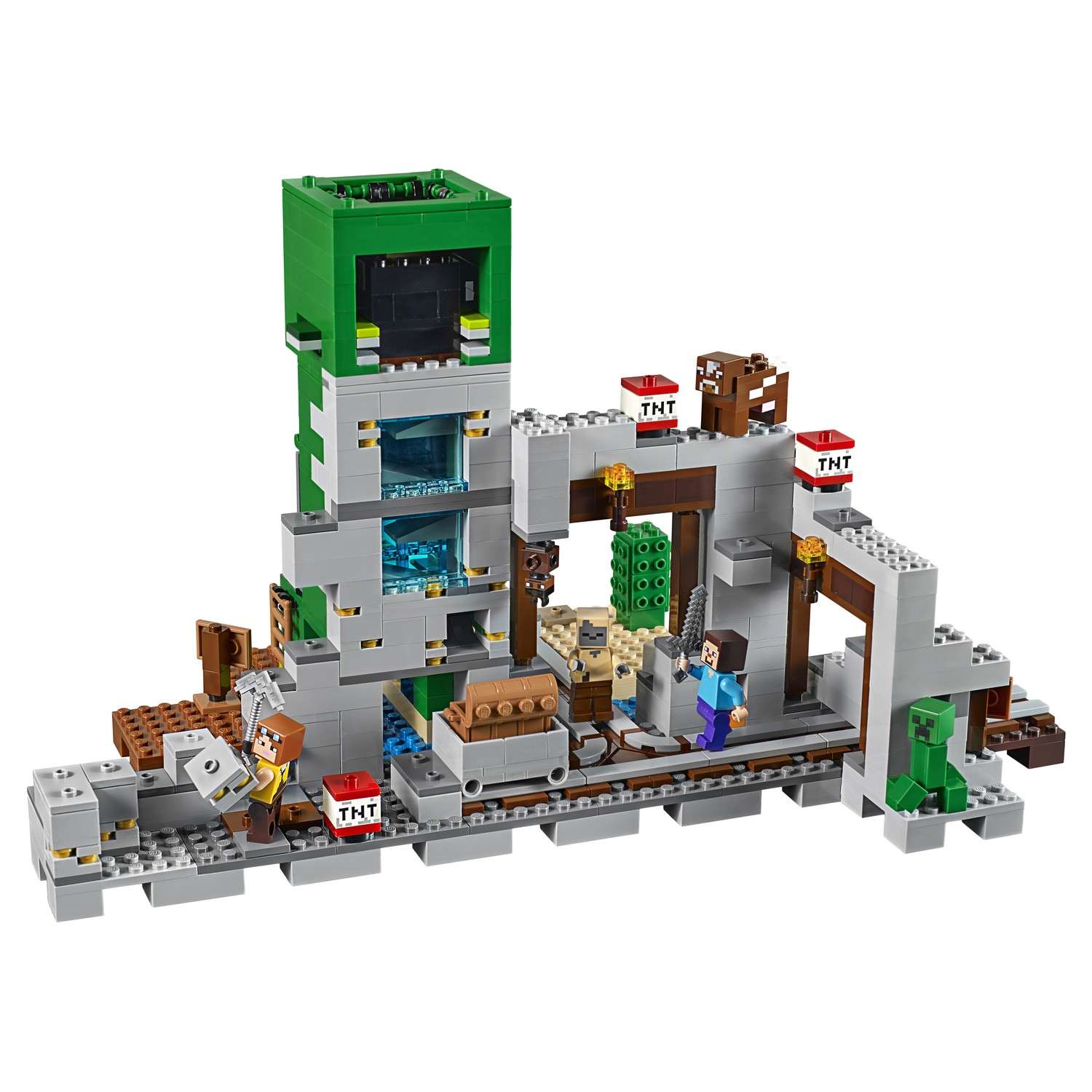 Конструктор LEGO Minecraft Шахта крипера 21155 - фото 16