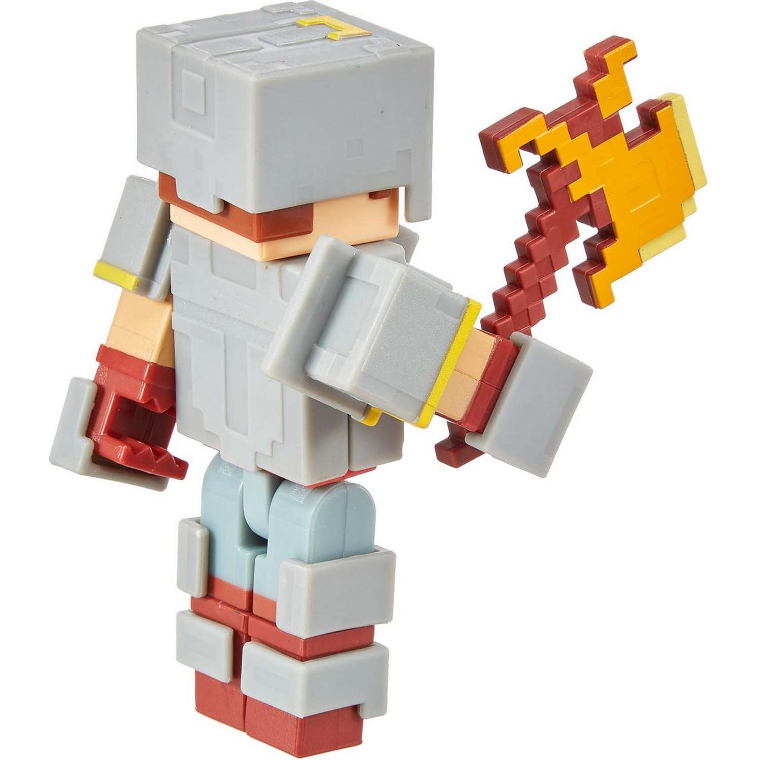 Набор Minecraft Боевой сундук Цельнометаллическая броня фигурка+аксессуары GTP25 - фото 9
