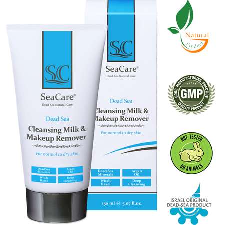 Молочко SeaCare для снятия макияжа Очищающее с минералами Мертвого моря 150мл