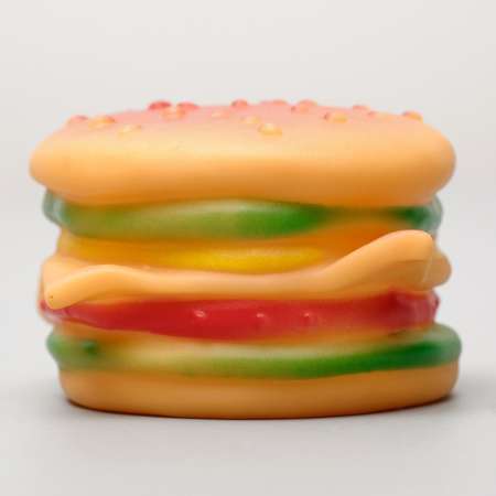 Игрушка Пижон пищащая «Гамбургер» для собак 8.5 см