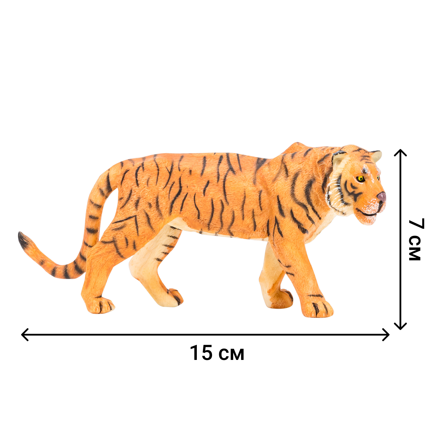 Набор фигурок Masai Mara Мир диких животных Семья тигров 6 предметов  MM201-008