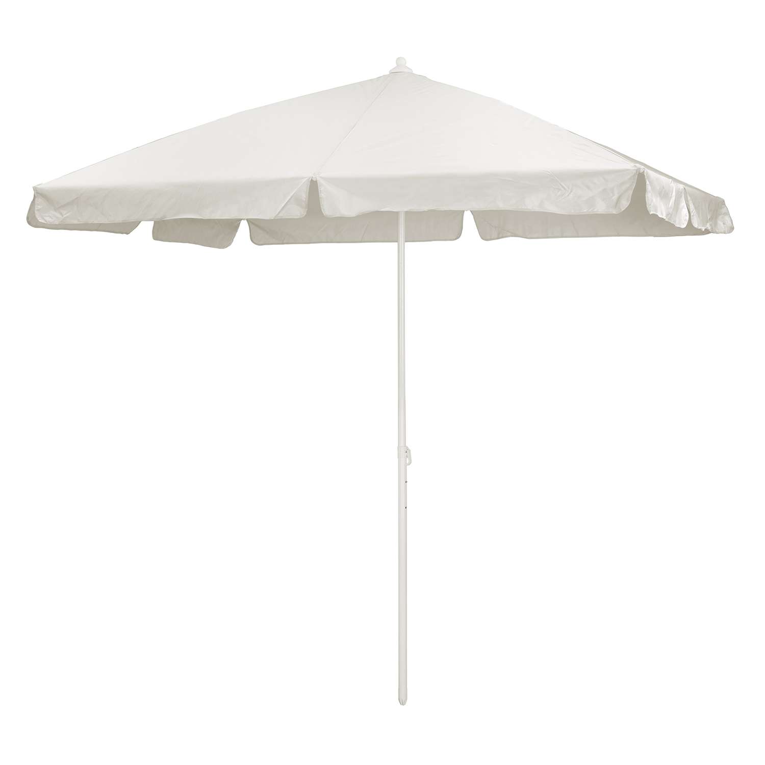 Зонт пляжный BABY STYLE большой 1.75х2.4 м Oxford прямоуголный белый - фото 1