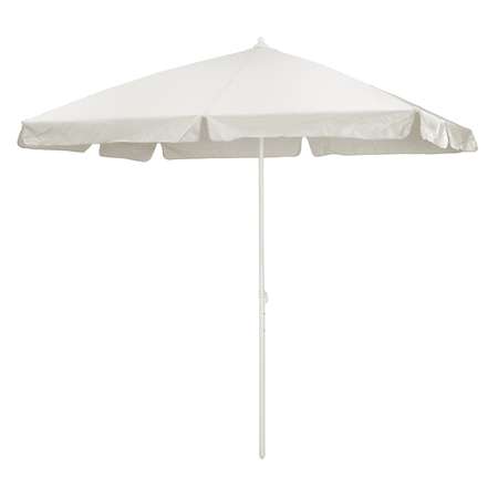 Зонт пляжный BABY STYLE большой 1.75х2.4 м Oxford прямоуголный белый