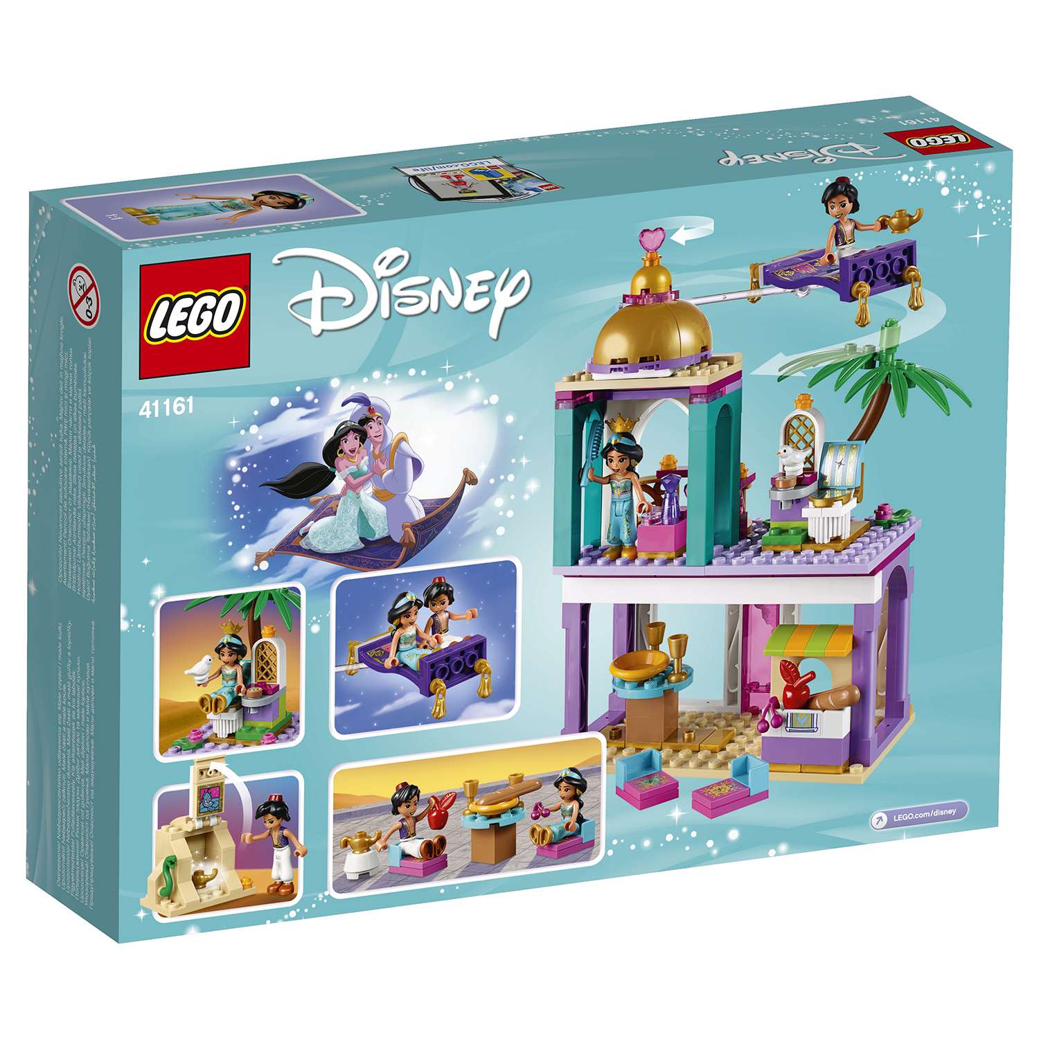 Конструктор LEGO Disney Princess Приключения Аладдина и Жасмин во дворце 41161 - фото 3