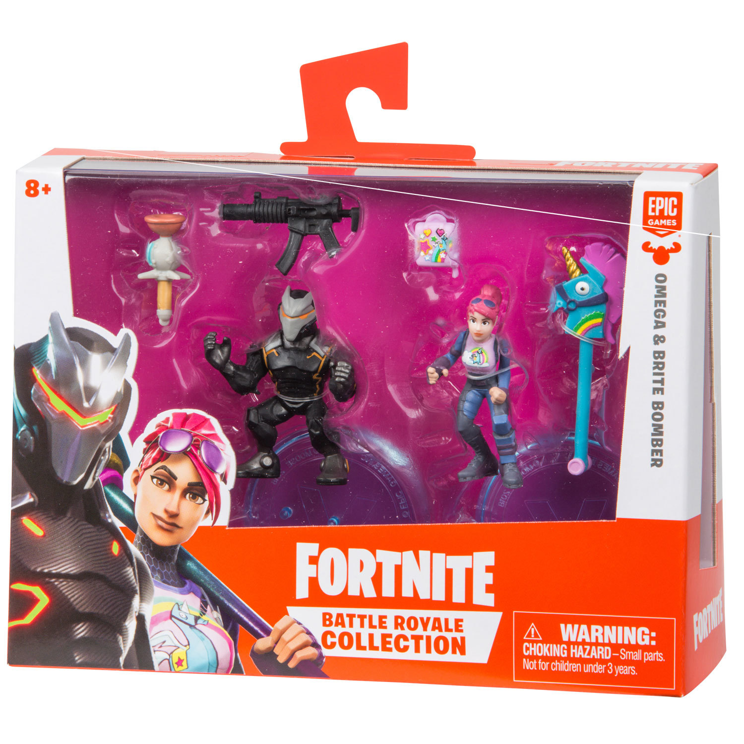 Фигурки Fortnite Omega+Brite Bomber с аксессуарами 2шт 63514_4 купить по  цене 1 ₽ в интернет-магазине Детский мир