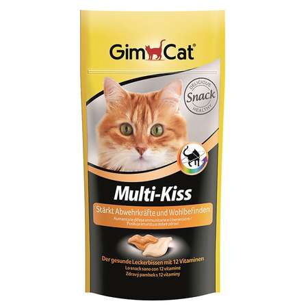 Лакомство для кошек Gimcat Мульти-Кисс витаминизированное 40г