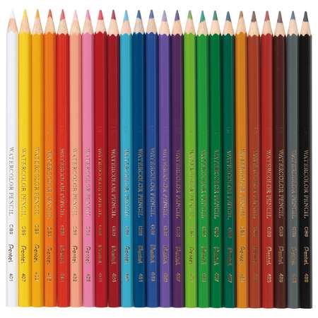 Карандаши  Pentel цветные акварельные Colour pencils 24 штуки