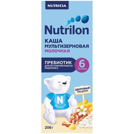 Кашка молочная Nutrilon мультизлаковая 206г