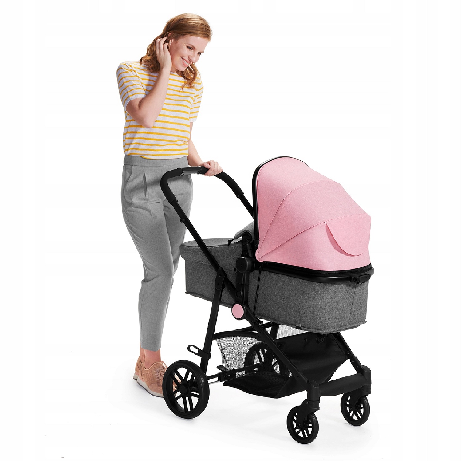 Коляска 2в1 Kinderkraft Juli Denim - фото 14