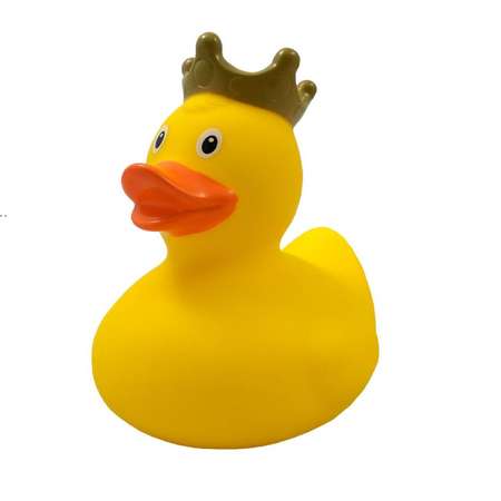 Игрушка Funny ducks для ванной Желтая уточка в короне 1925