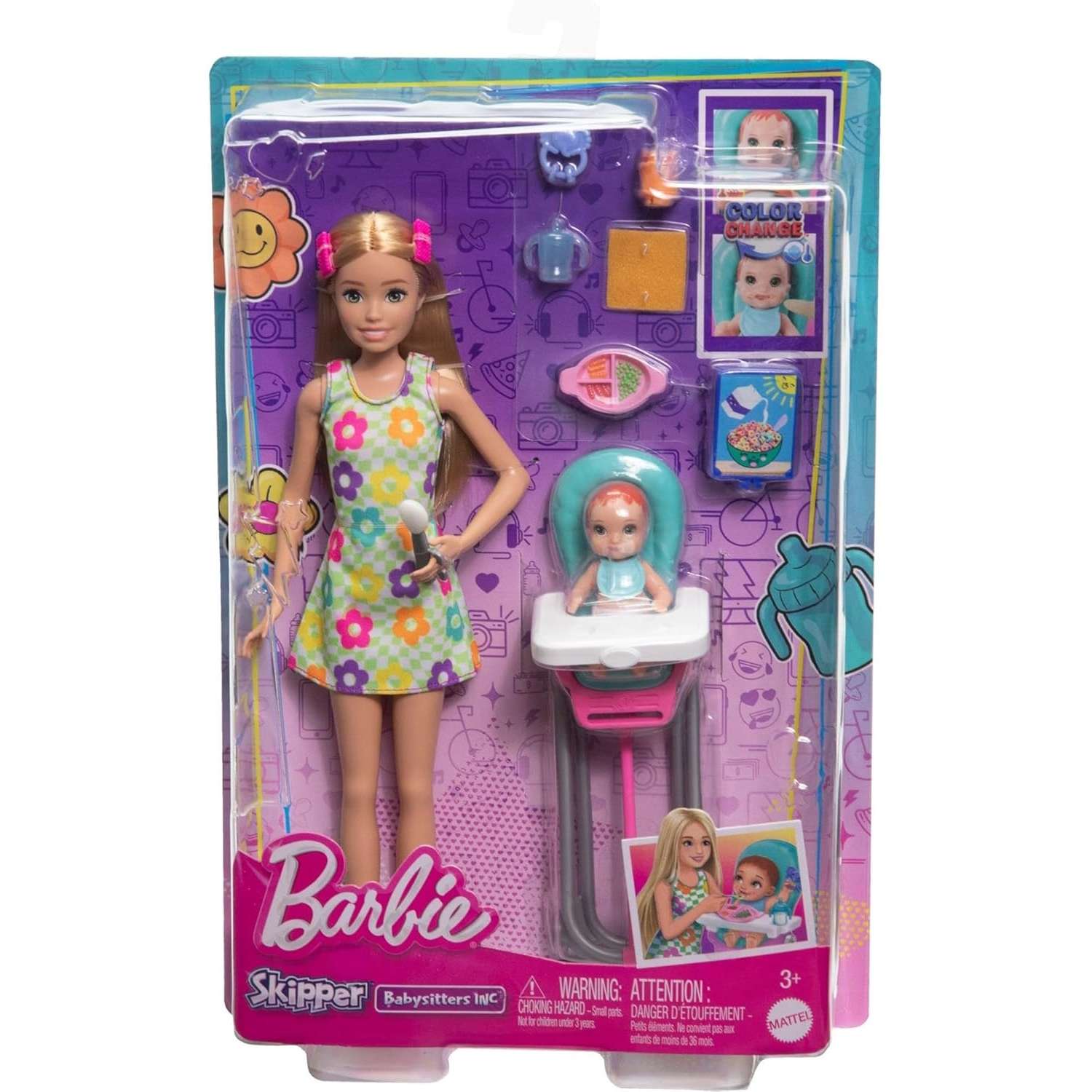 Кукла модельная Barbie Няня FHY97 - фото 6