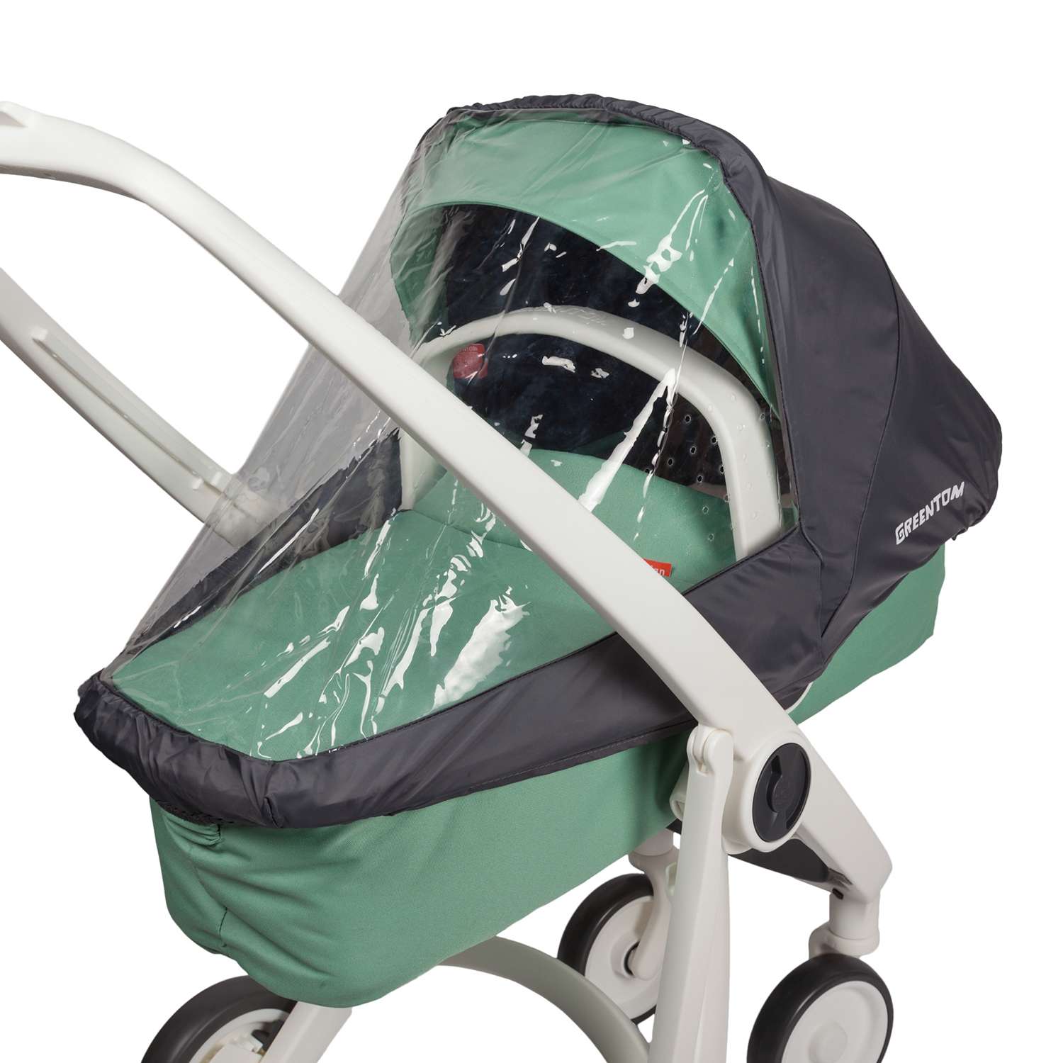 Дождевик Greentom Reversible Carrycot Прозрачный H - фото 1