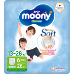 Подгузники-трусики Moony Extra Soft 6/XXL 13-25кг (13-28кг) 26шт