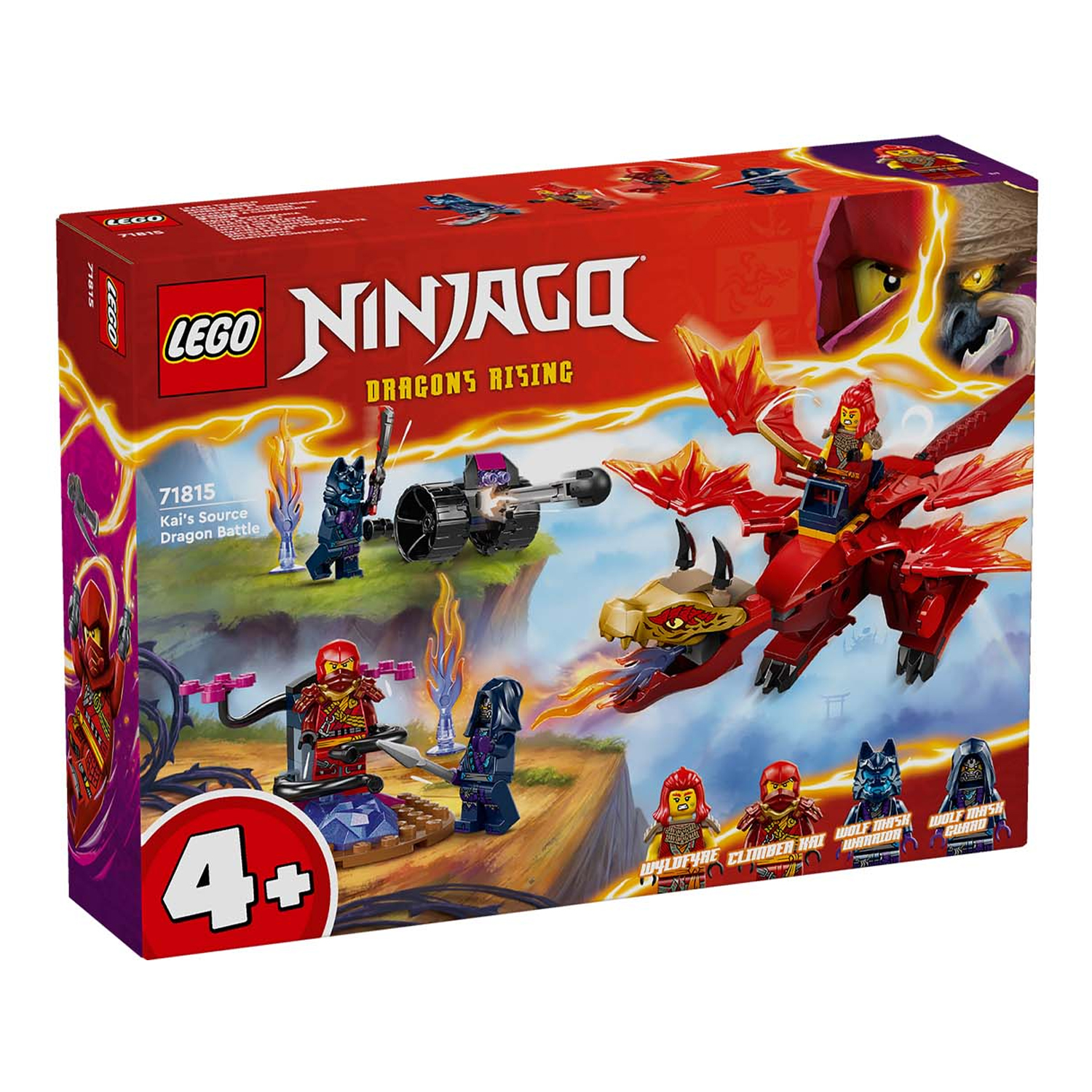 Конструктор детский LEGO Ninjago Битва дракона Кая - фото 9