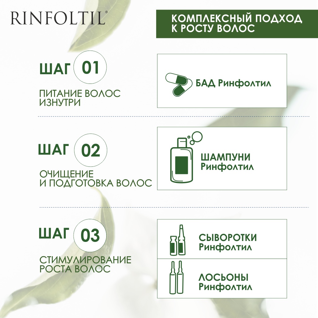 БАД Ринфолтил Для мужчин Для роста волос 60 капсул - фото 7