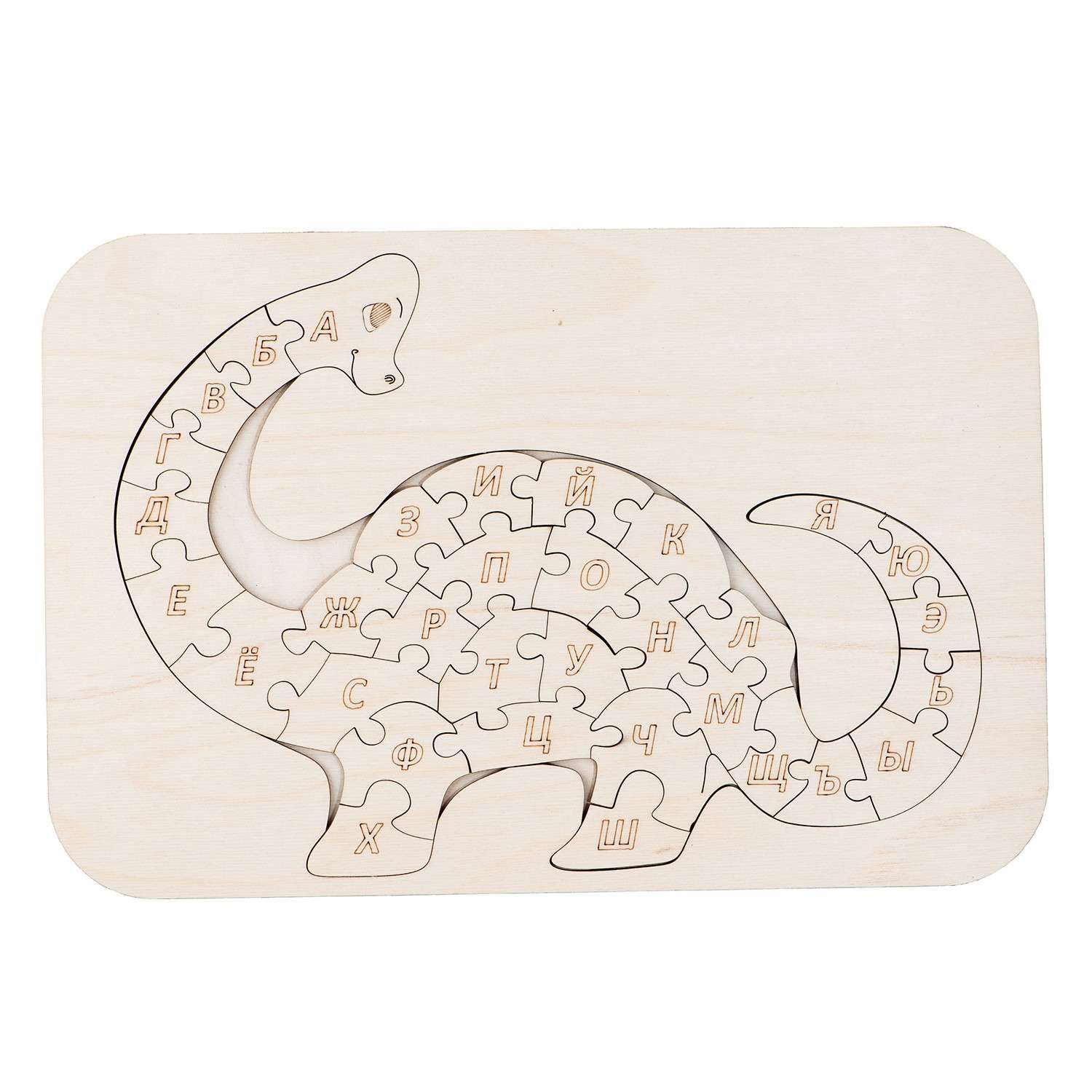 Пазл Большой Слон азбука-раскраска Дино - фото 1