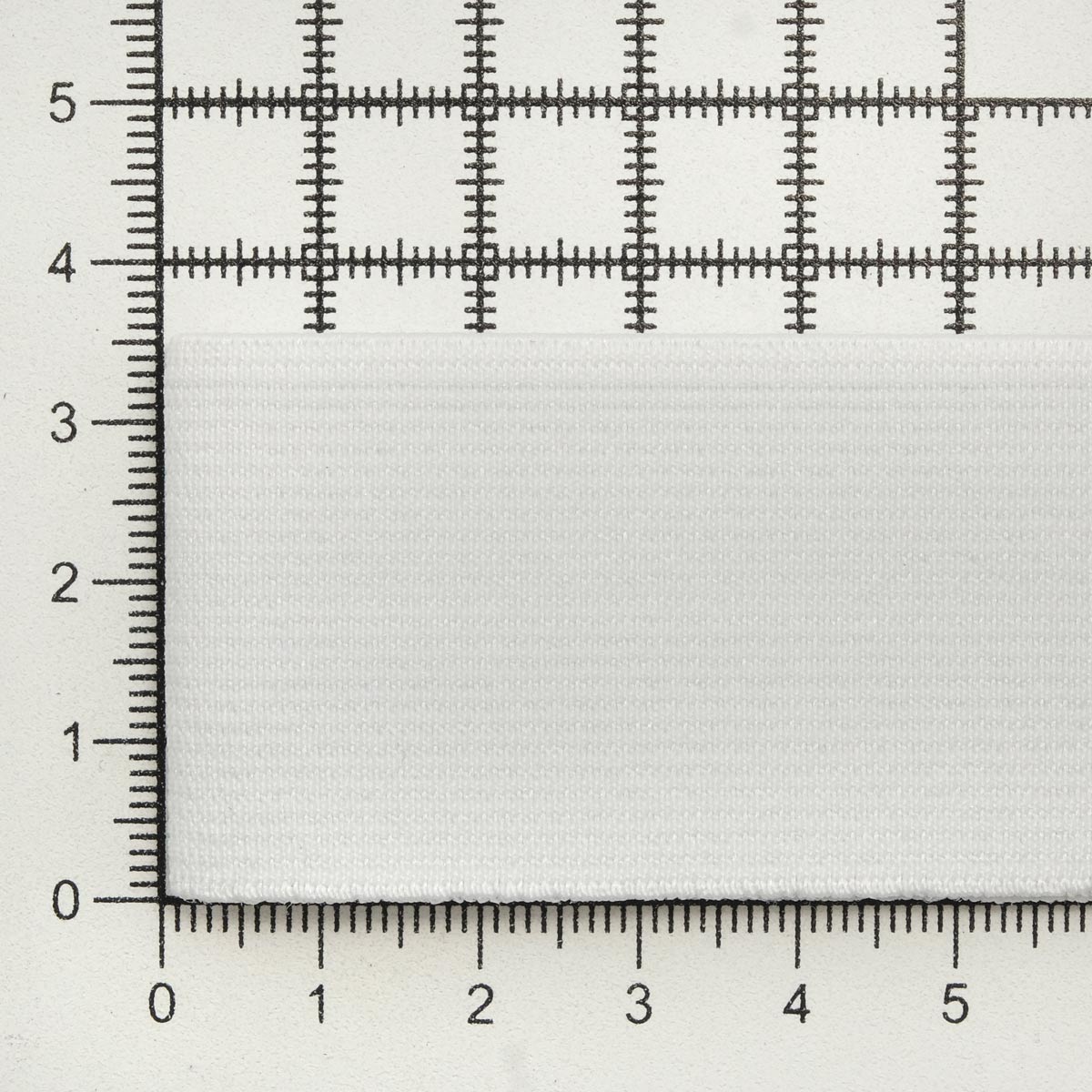 Лента Айрис тканая эластичная отделочная для шитья одежды 35 мм 20 м белая - фото 3