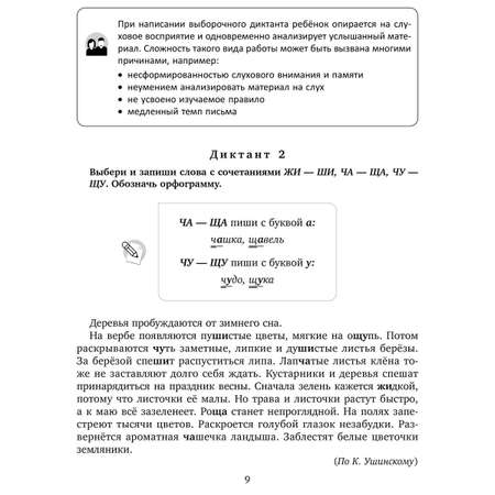 Книга ИД Литера Диктанты и контрольное списывание с рекомендациями и памятки. 1-4 классы