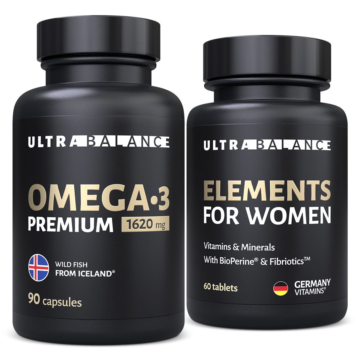 Витамины и минералы для женщин UltraBalance Elements for women Omega 3 премиум - фото 1