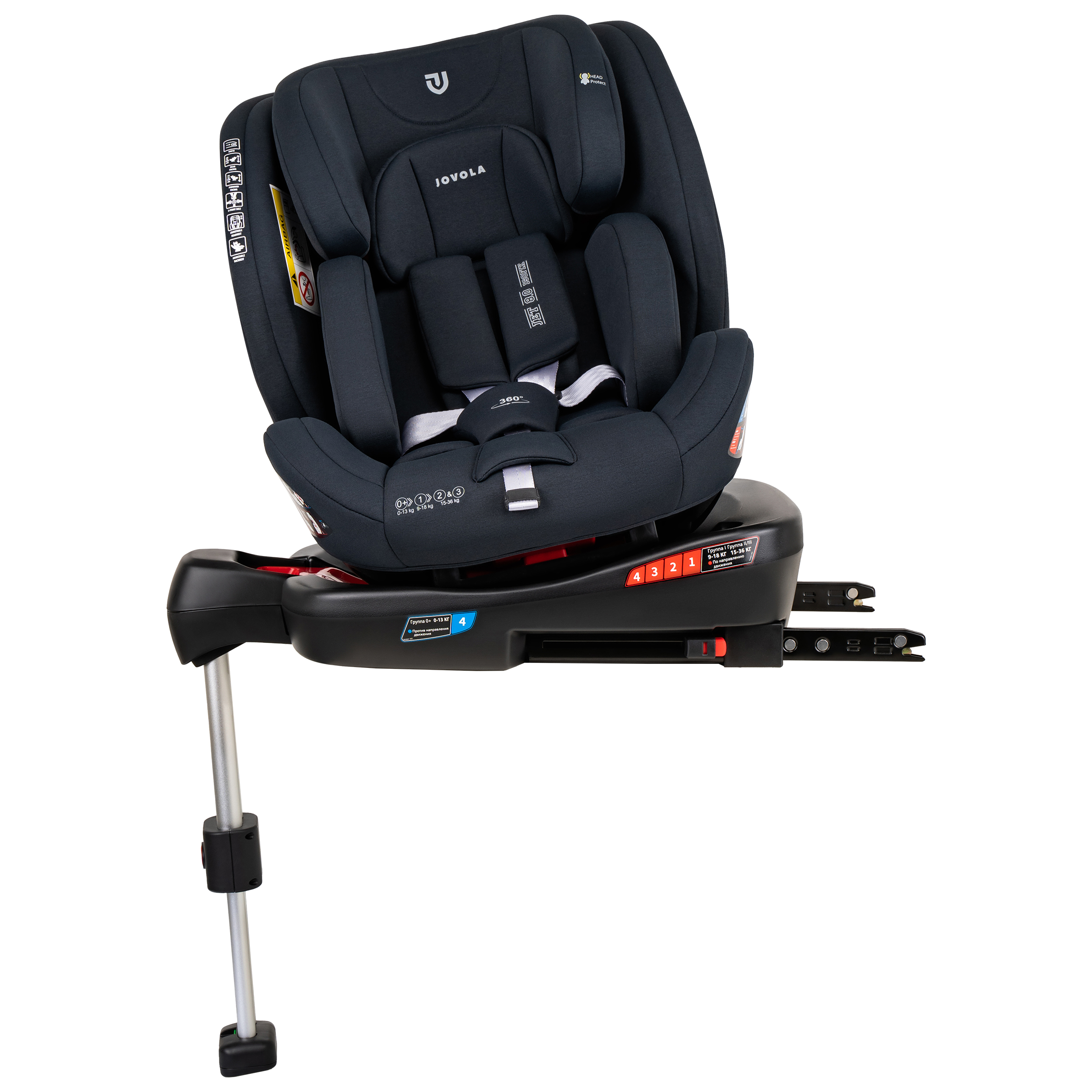 Автокресло JOVOLA Jet Isofix 0+/1/2/3 (0-36 кг) - фото 21