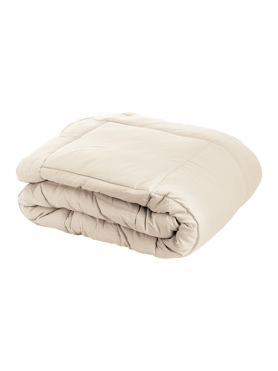 Одеяло/покрывало DeNASTIA 140x205 см молочный R020007 - фото 1