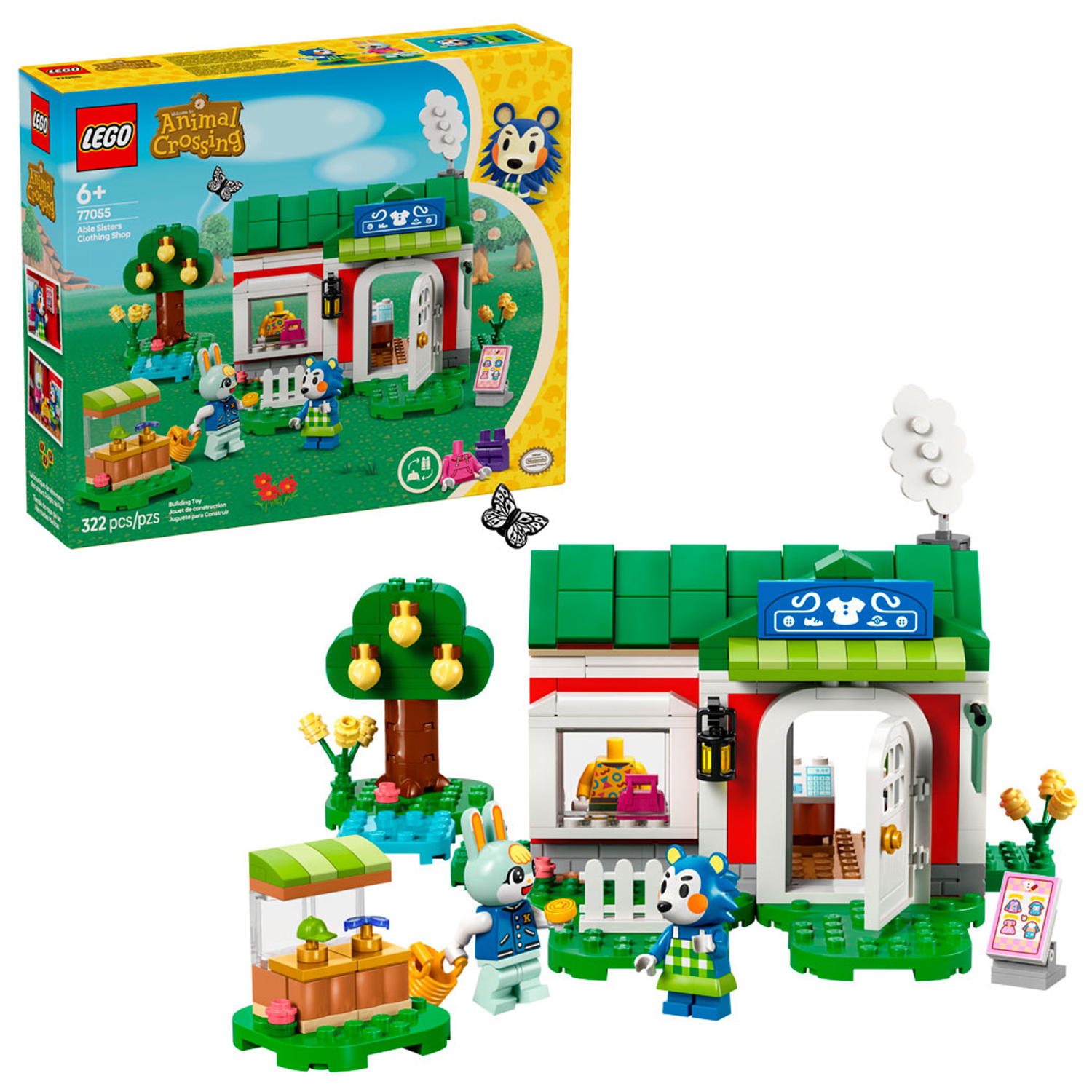 Конструктор LEGO Animal Crossing Магазин одежды Сестёр Эйбл - фото 1