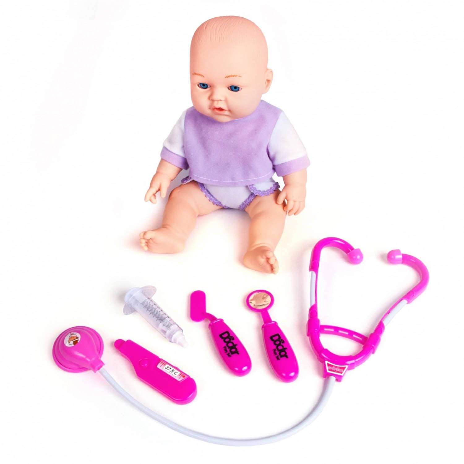Кукла FANCY DOLLS Малыш с набором доктора PU11 PU11 - фото 1