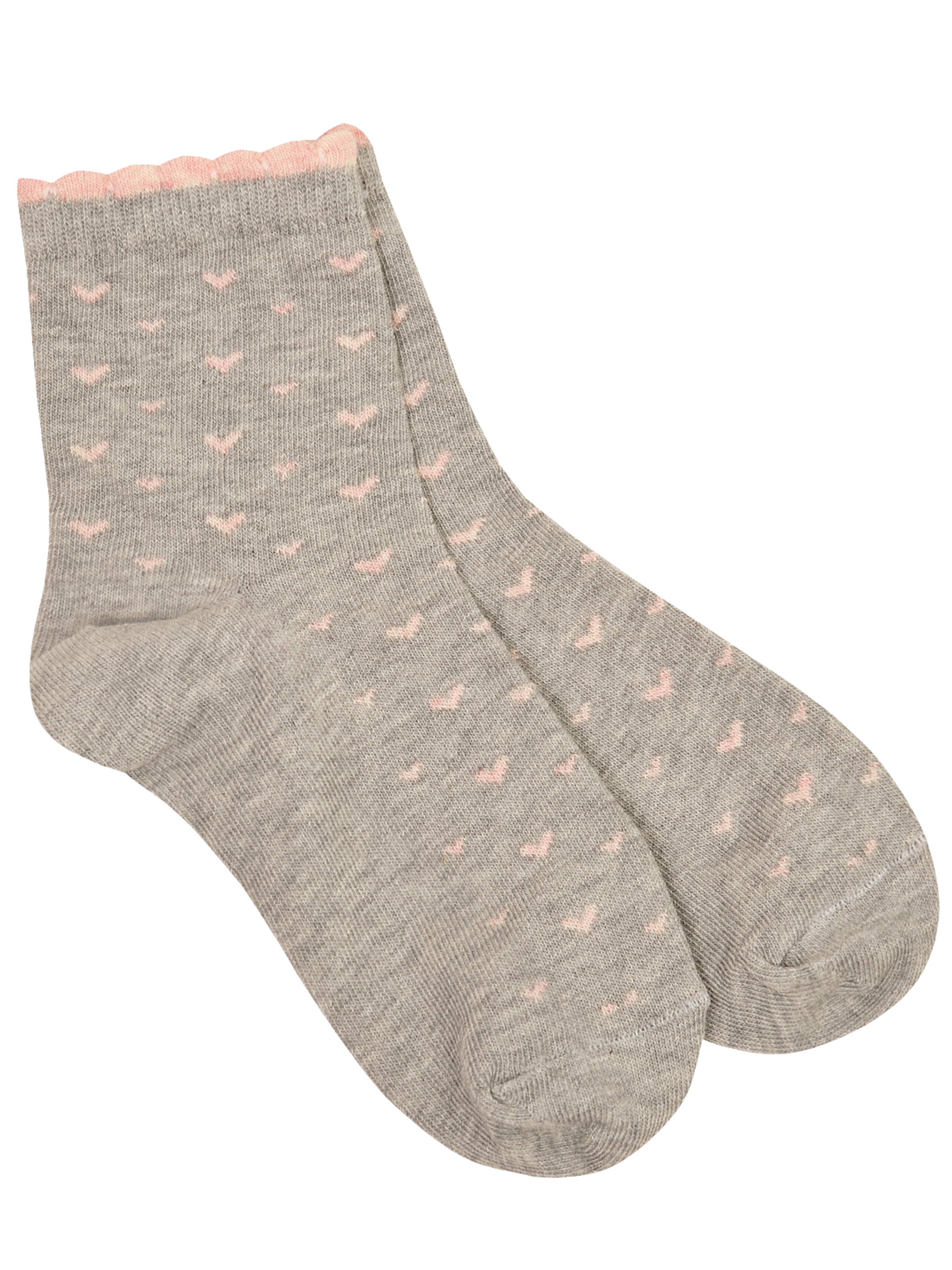 Носки Чудесная пара 1490серый-розовый - фото 2
