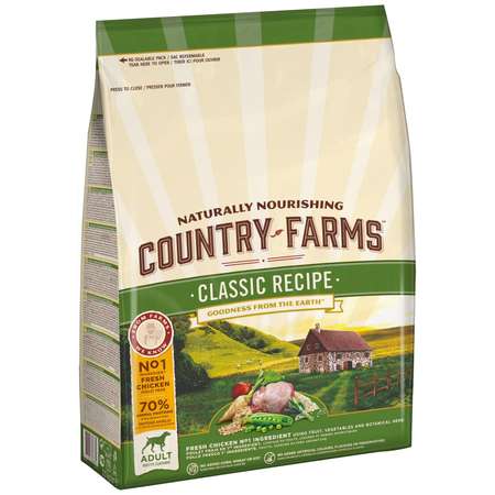 Корм для собак Country Farms Classic Recipe с курицей 2.5кг
