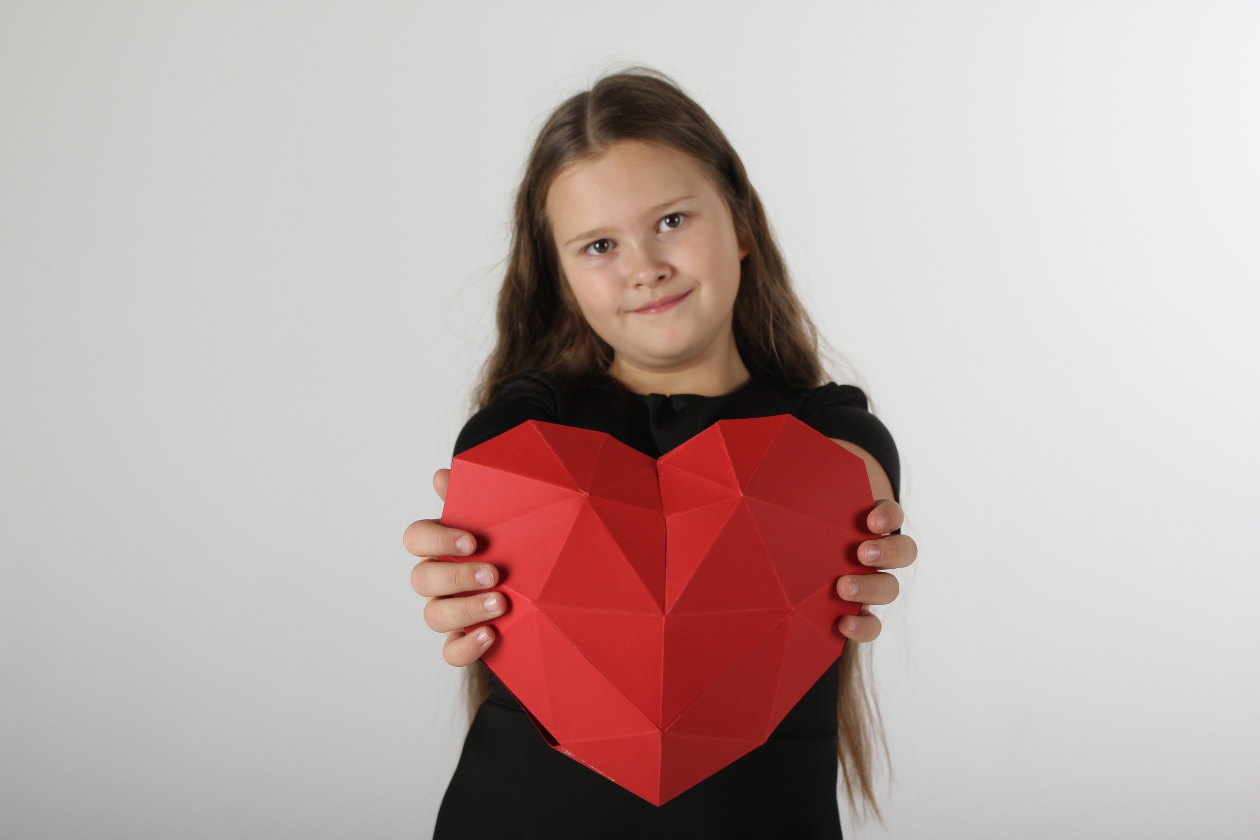 3D конструктор Стильный декор Оригами сердце набор сердце - фото 3