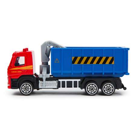 Машина MSZ 1:72 Volvo Crane Truck Красная 37704