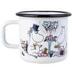 Кружка Muurla Moomin эмалированная Свидание white 370 мл