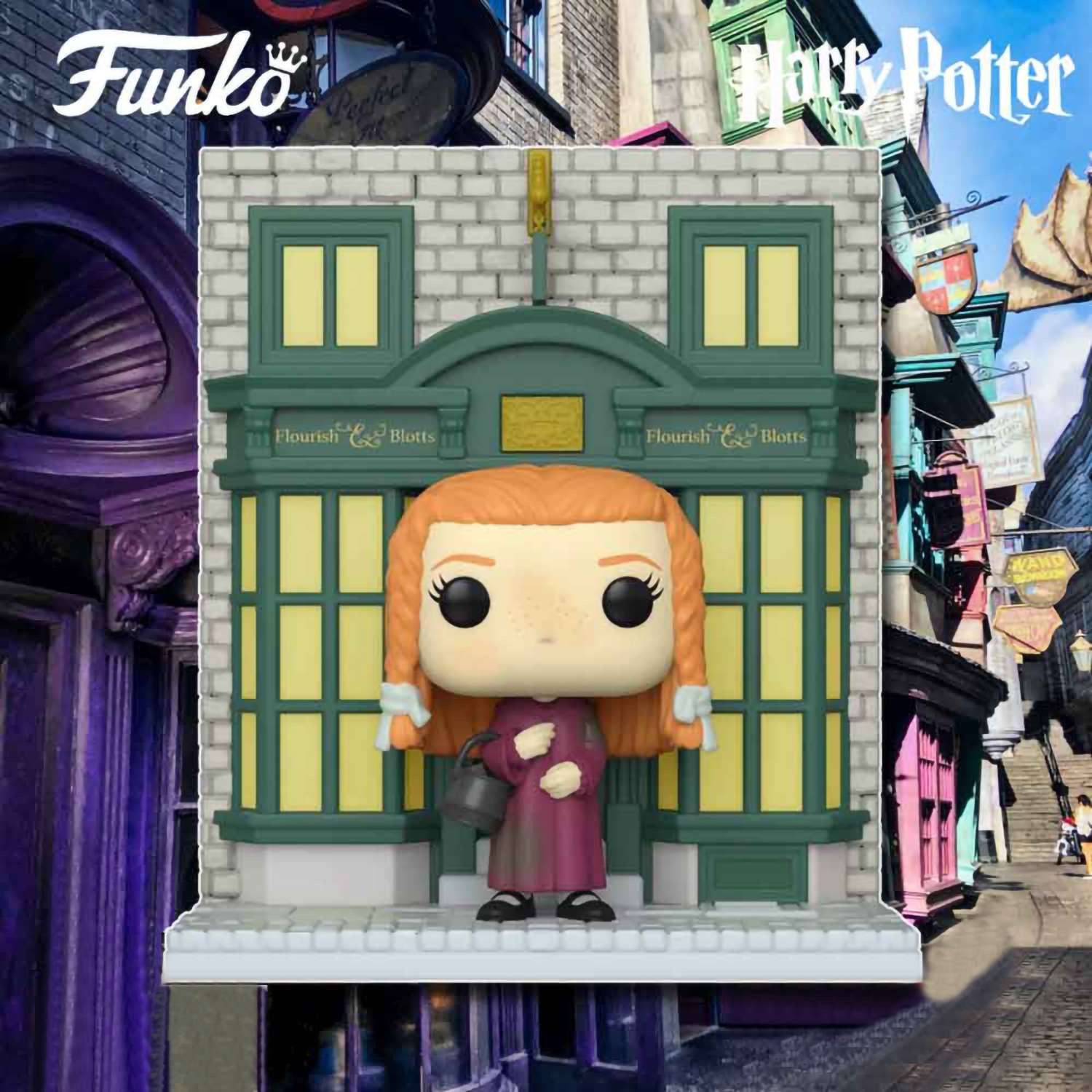 Фигурка Funko POP! Deluxe Harry Potter Diagon Alley Ginny V Flourish Blotts Storefront Exc 57930 - фото 2