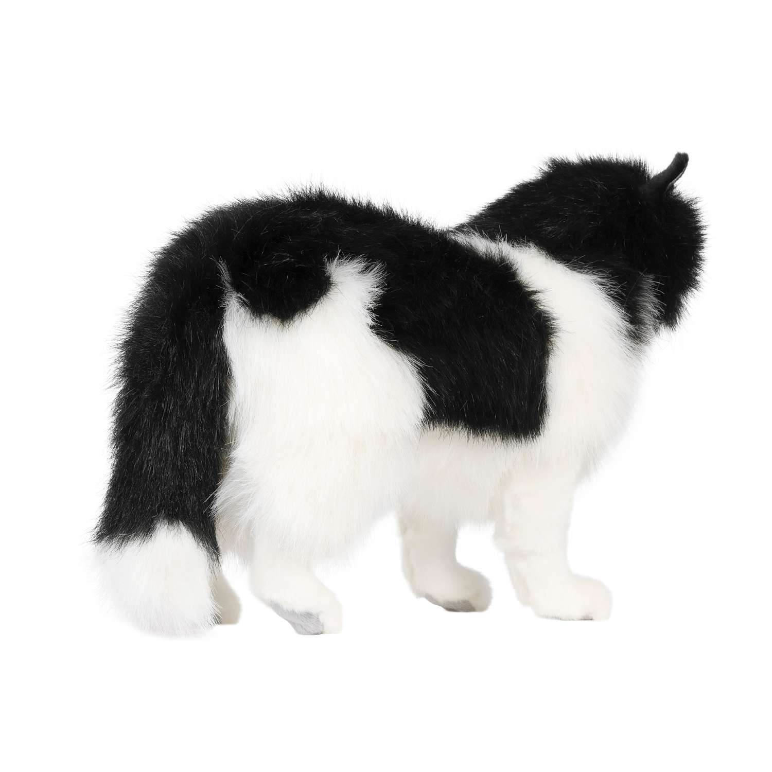 Реалистичная игрушка HANSA Кошка чёрно-белая 46 см - фото 13