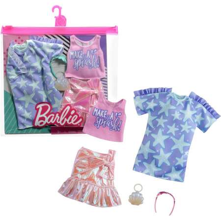 Одежда для куклы Barbie 2 комплекта+аксессуары 6 GRC88