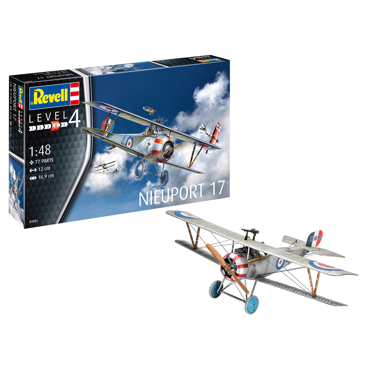 Сборная модель Revell Французский истребитель Nieuport 17 63885 - фото 1