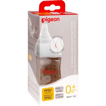 Бутылочка Pigeon для кормления из премиального пластика 160мл PPSU 80277
