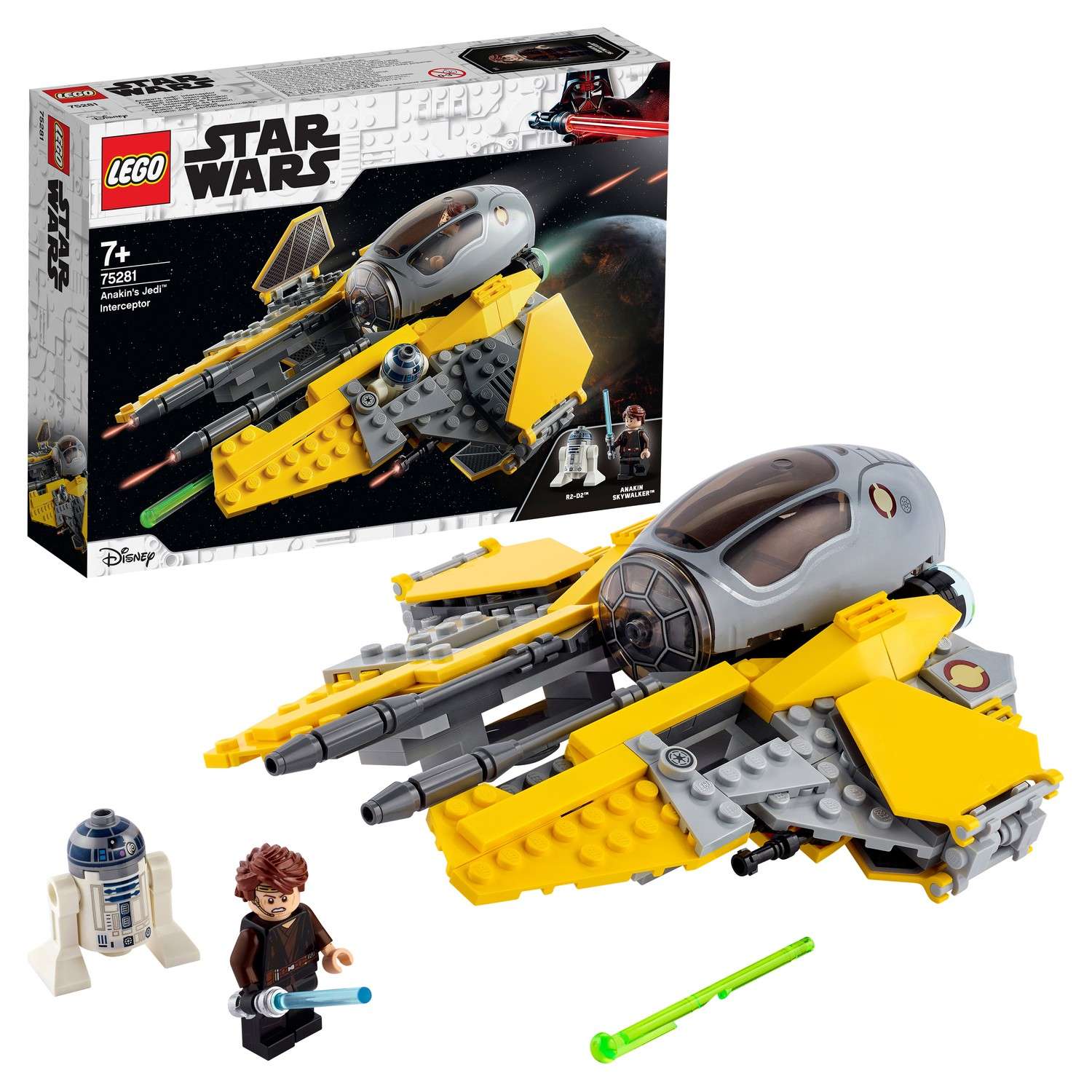 Конструктор LEGO Star Wars Джедайский перехватчик Энакина 75281 - фото 1