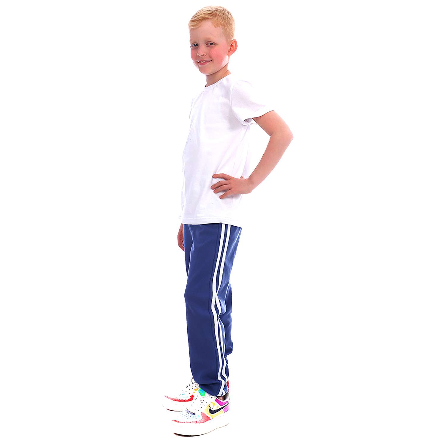 Брюки спортивные Детская Одежда 603ИЛ1/синий2 - фото 3