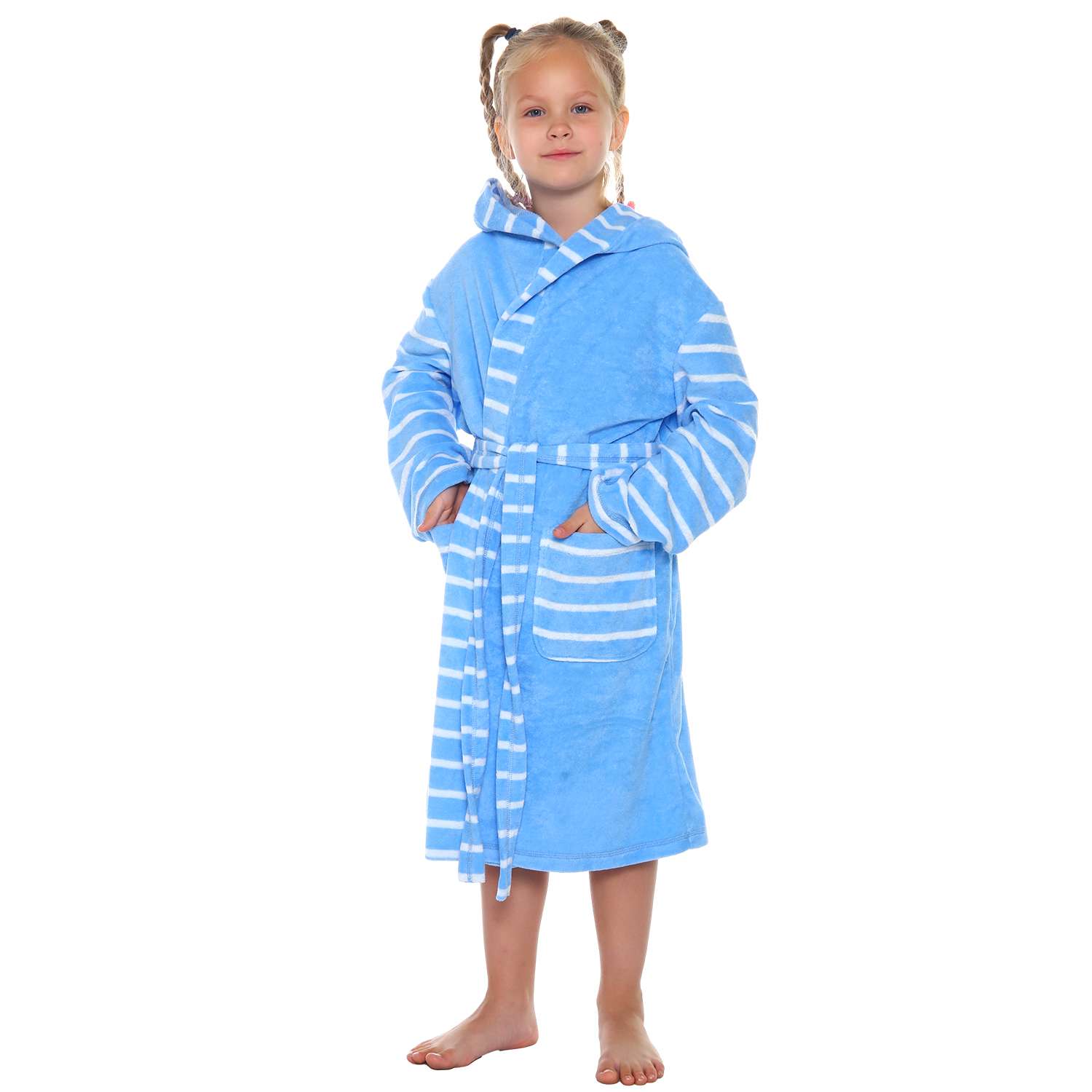 Халат Детская Одежда 0800М/голубой2 - фото 1