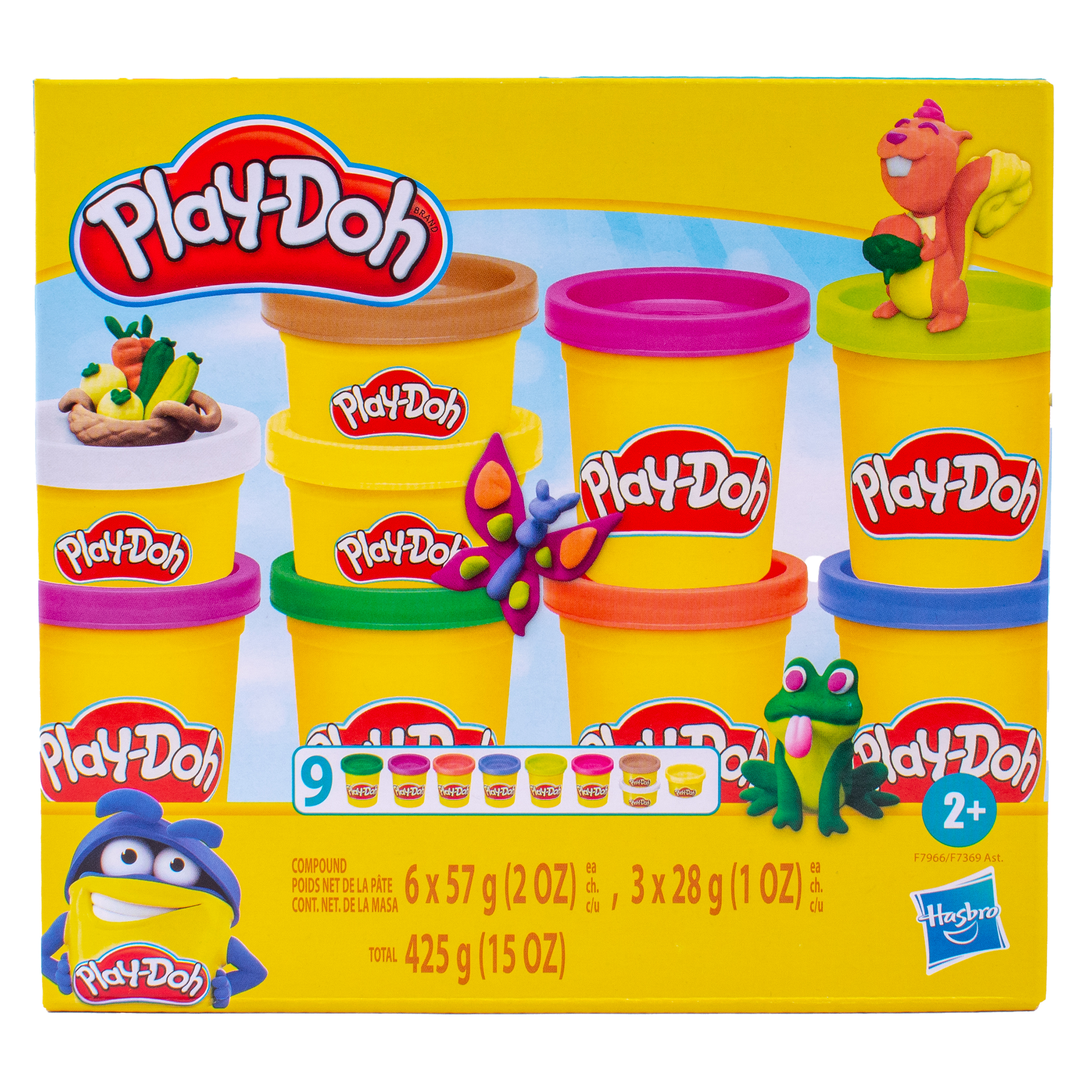 Набор для лепки Hasbro Play-Doh Лесные друзья 9шт - фото 5