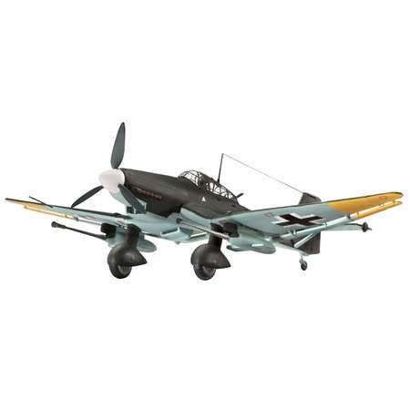 Сборная модель Revell Военный самолет Junkers Ju 87 G-2 Tank Buster 1/72