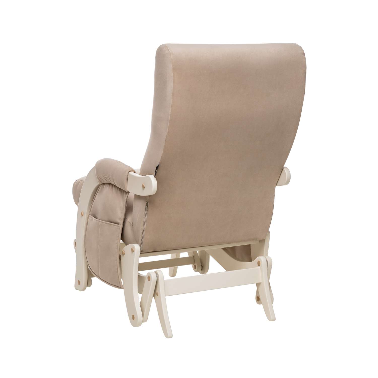 Кресло для кормления Milli Angel с карманами Слоновая кость / ткань V18 - фото 4
