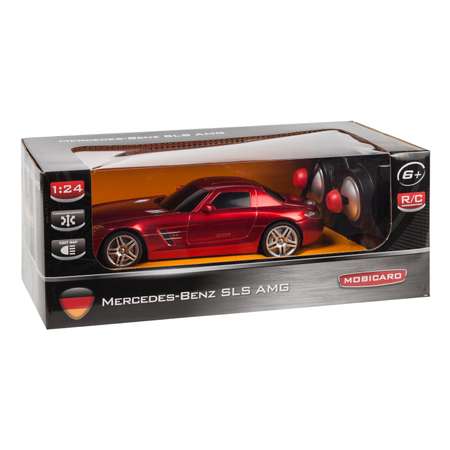 Машинка радиоуправляемая Mobicaro Mercedes-Benz SLS 1:24 Красная