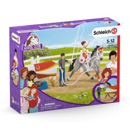 Набор SCHLEICH Мия берёт барьер 14предметов 42443