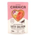 Корм для кошек Carnica 85г с лососем кусочки в соусе консервированный